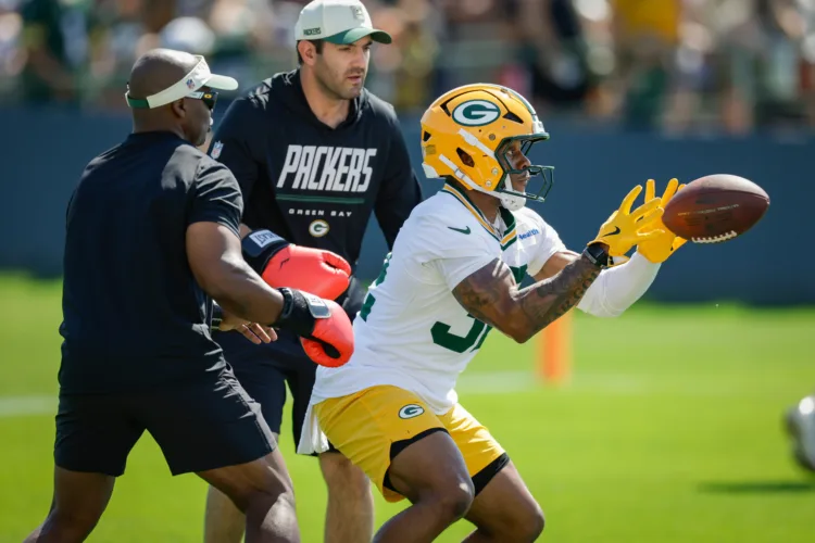 Packers RB MarShawn Lloyd's backflip shows his excitement as he returns from multiple injuries